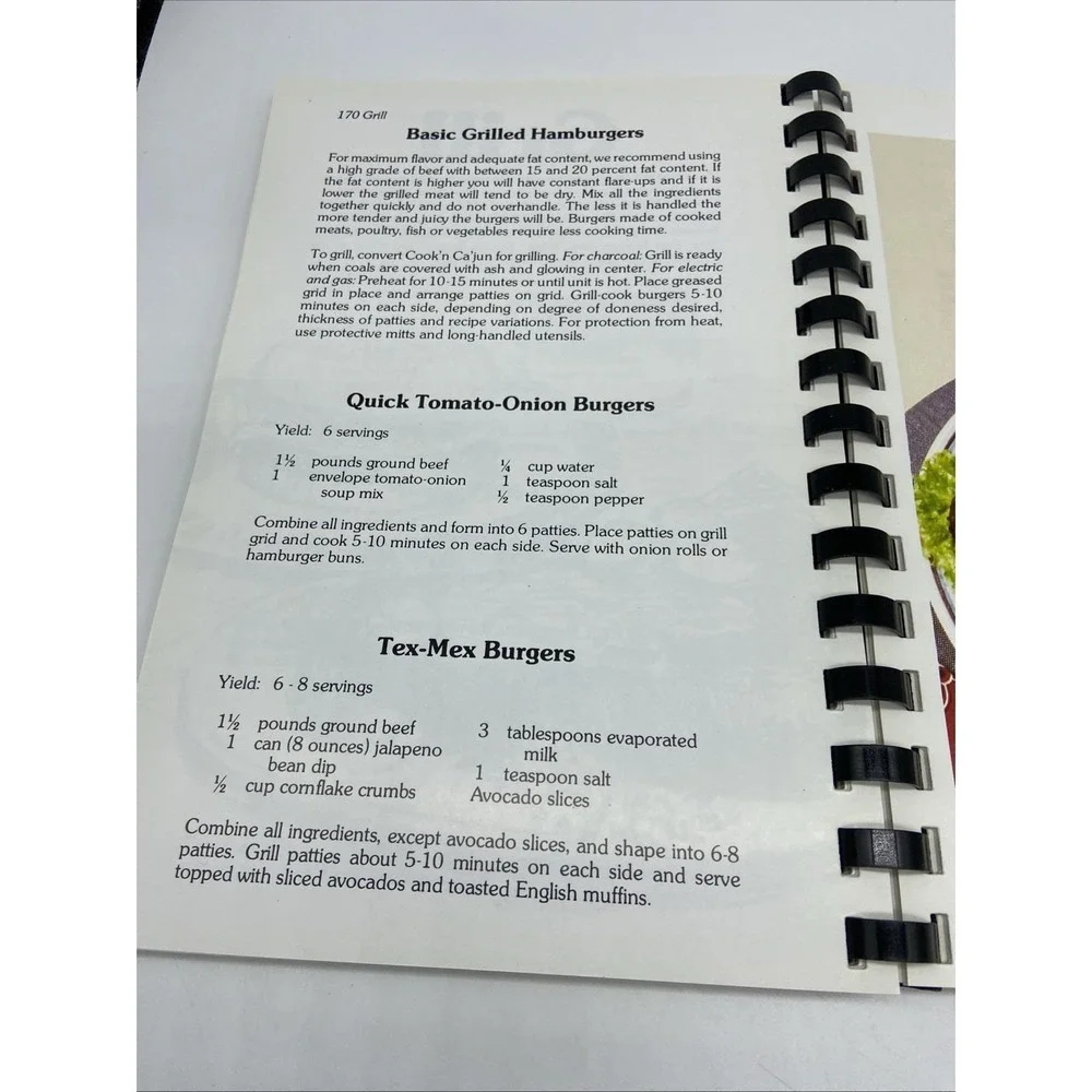 Cook'n Ca'jun Water Smoker Cookbook‎ Recipes for Grill 1984 Sondra Hester Spiral